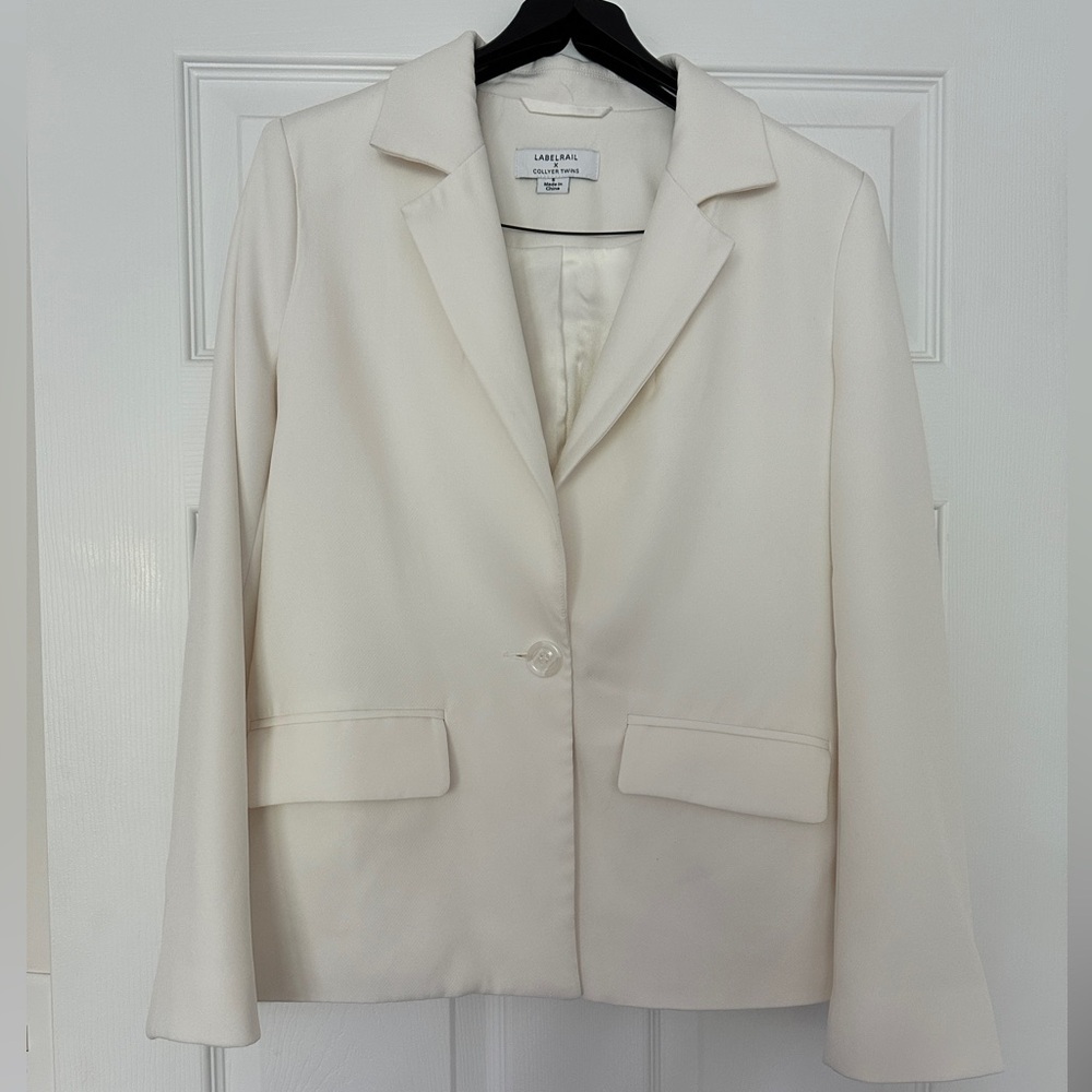 LabelRail x Collyer Twins Off-White Pantsuit